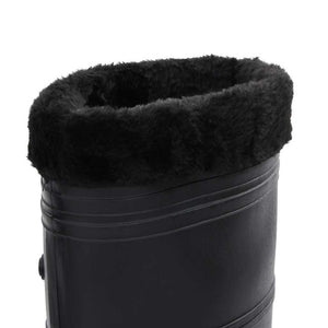 vidaXL Wellington Boots with Removable Lining Black Size 41 PVC