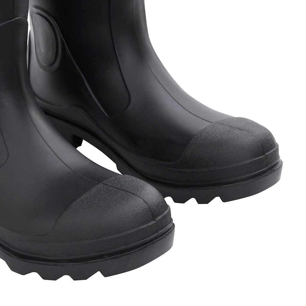 vidaXL Rubber Boots with Removable Lining Black Size 42 PVC