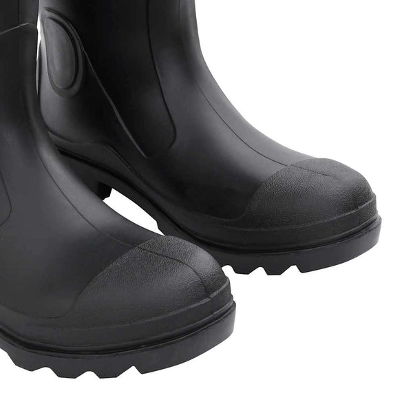 vidaXL Rubber Boots with Removable Lining Black Size 43 PVC