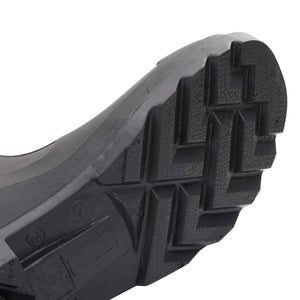 vidaXL Rubber Boots with Removable Lining Black Size 43 PVC