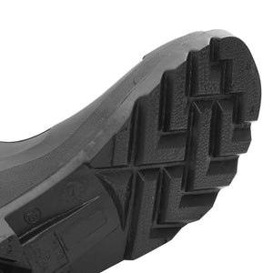vidaXL Rubber Boots with Removable Lining Black Size 45 PVC
