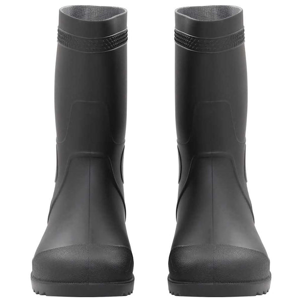 vidaXL Rubber Boots Black Size 46 PVC