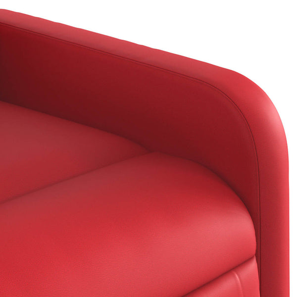 vidaXL Massage Chair Red Artificial Leather