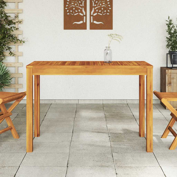 vidaXL Garden Dining Table 110x55x75 cm Solid Acacia Wood