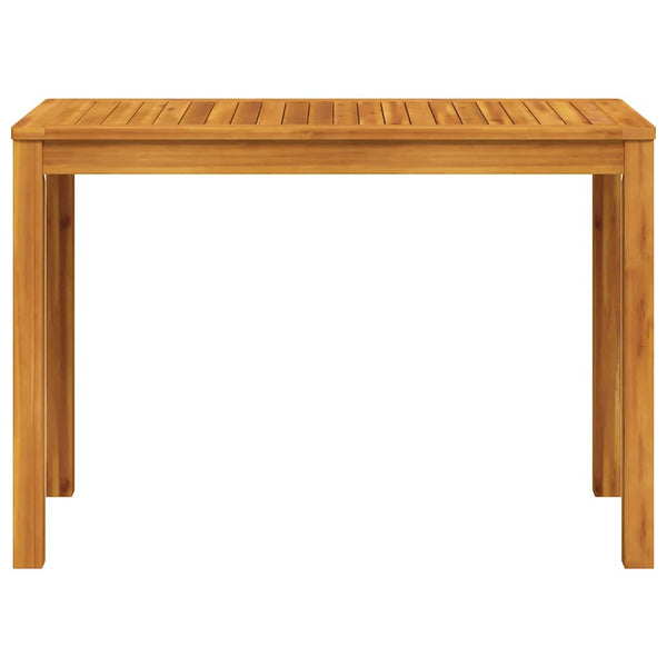 vidaXL Garden Dining Table 110x55x75 cm Solid Acacia Wood