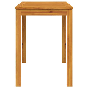 vidaXL Garden Dining Table 110x55x75 cm Solid Acacia Wood