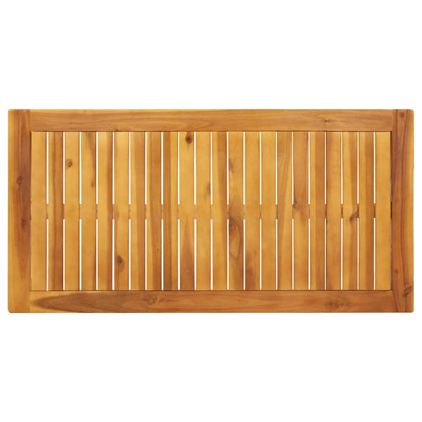 vidaXL Garden Dining Table 110x55x75 cm Solid Acacia Wood
