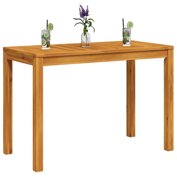 vidaXL Garden Dining Table 110x55x75 cm Solid Acacia Wood