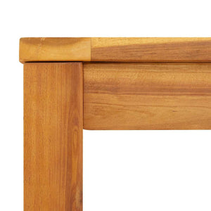 vidaXL Garden Dining Table 110x55x75 cm Solid Acacia Wood