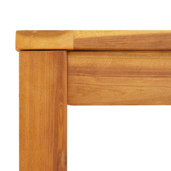 vidaXL Garden Dining Table 110x55x75 cm Solid Acacia Wood