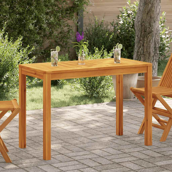 vidaXL Garden Dining Table 110x55x75 cm Solid Acacia Wood