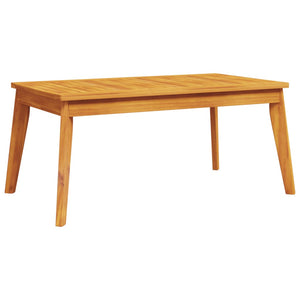 vidaXL Garden Dining Table 100x55x45 cm Solid Acacia Wood