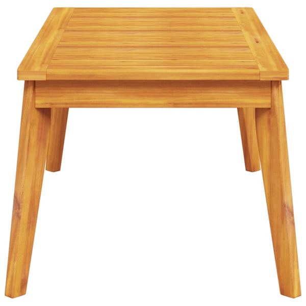 vidaXL Garden Dining Table 100x55x45 cm Solid Acacia Wood