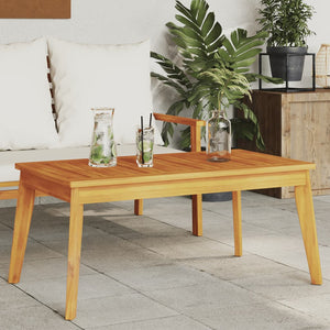 vidaXL Garden Dining Table 100x55x45 cm Solid Acacia Wood