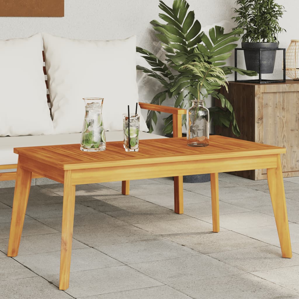 vidaXL Garden Dining Table 100x55x45 cm Solid Acacia Wood