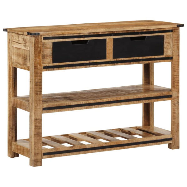 vidaXL Console Table 100x35x75 cm Solid Mango Wood