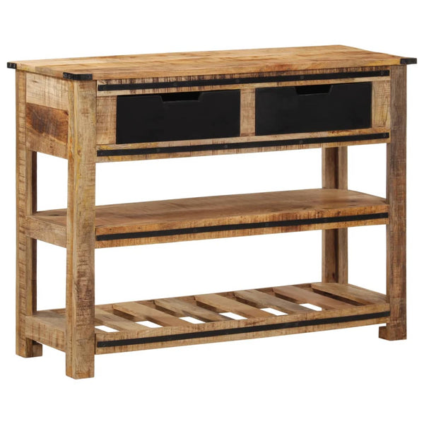 vidaXL Console Table 100x35x75 cm Solid Mango Wood