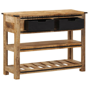 vidaXL Console Table 100x35x75 cm Solid Mango Wood
