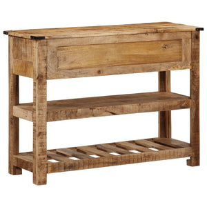 vidaXL Console Table 100x35x75 cm Solid Mango Wood