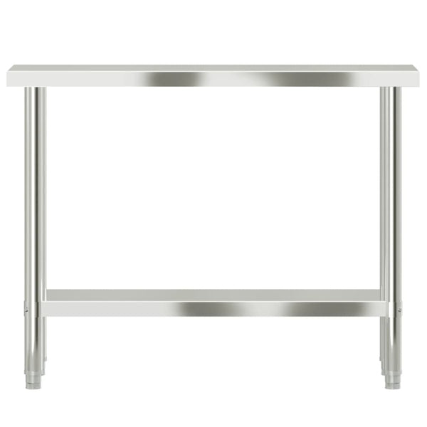 Edelstahl Küchentisch Arbeitstisch 110cm