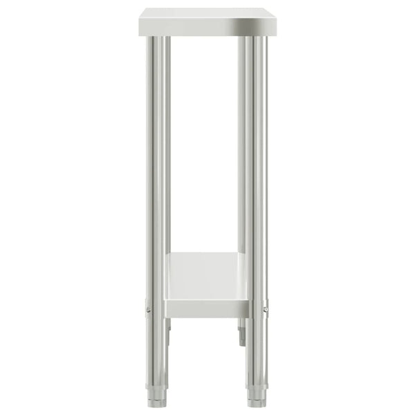 Edelstahl Küchentisch Arbeitstisch 110cm