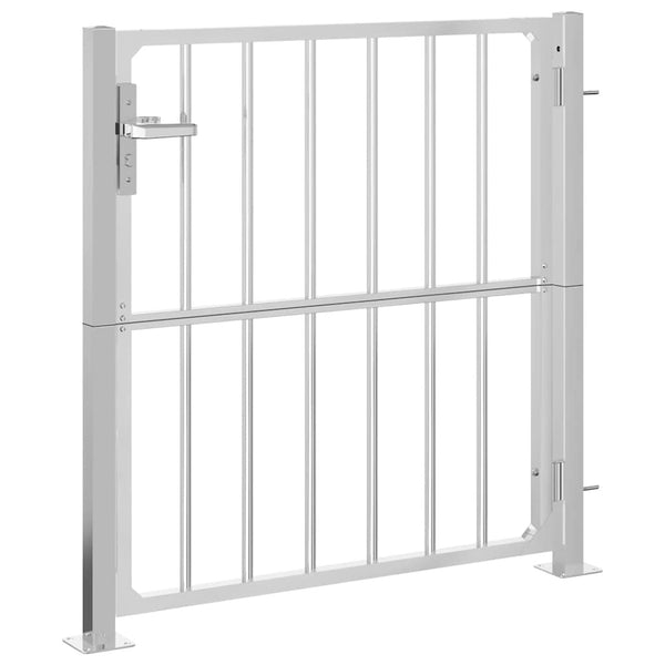vidaXL Garden Gate 100 x 95 cm Stainless Steel