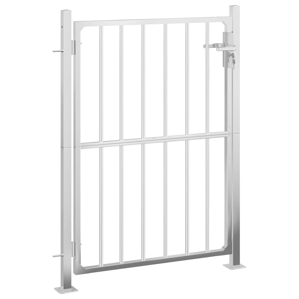 vidaXL Garden Gate 100 x 145 cm Stainless Steel