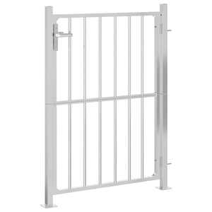 vidaXL Garden Gate 100 x 145 cm Stainless Steel