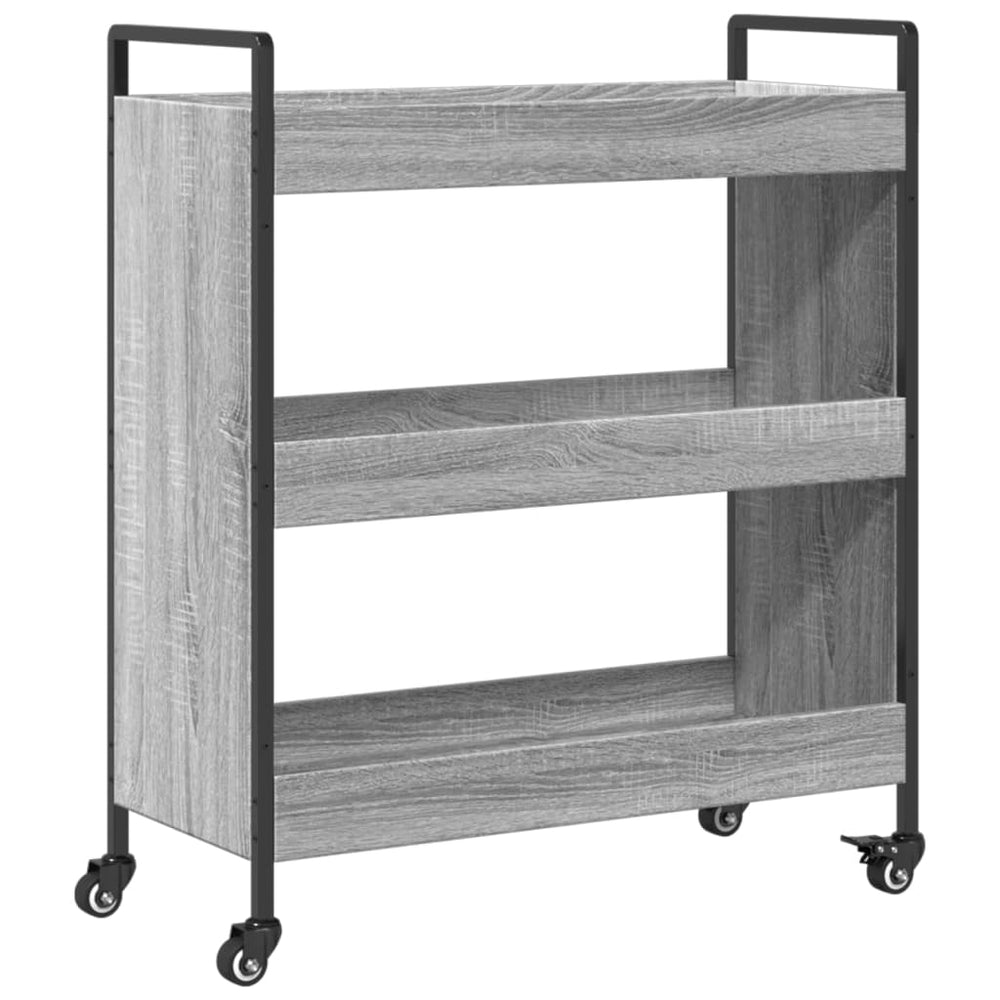 Küchenwagen Grau Sonoma 70x30x82 cm