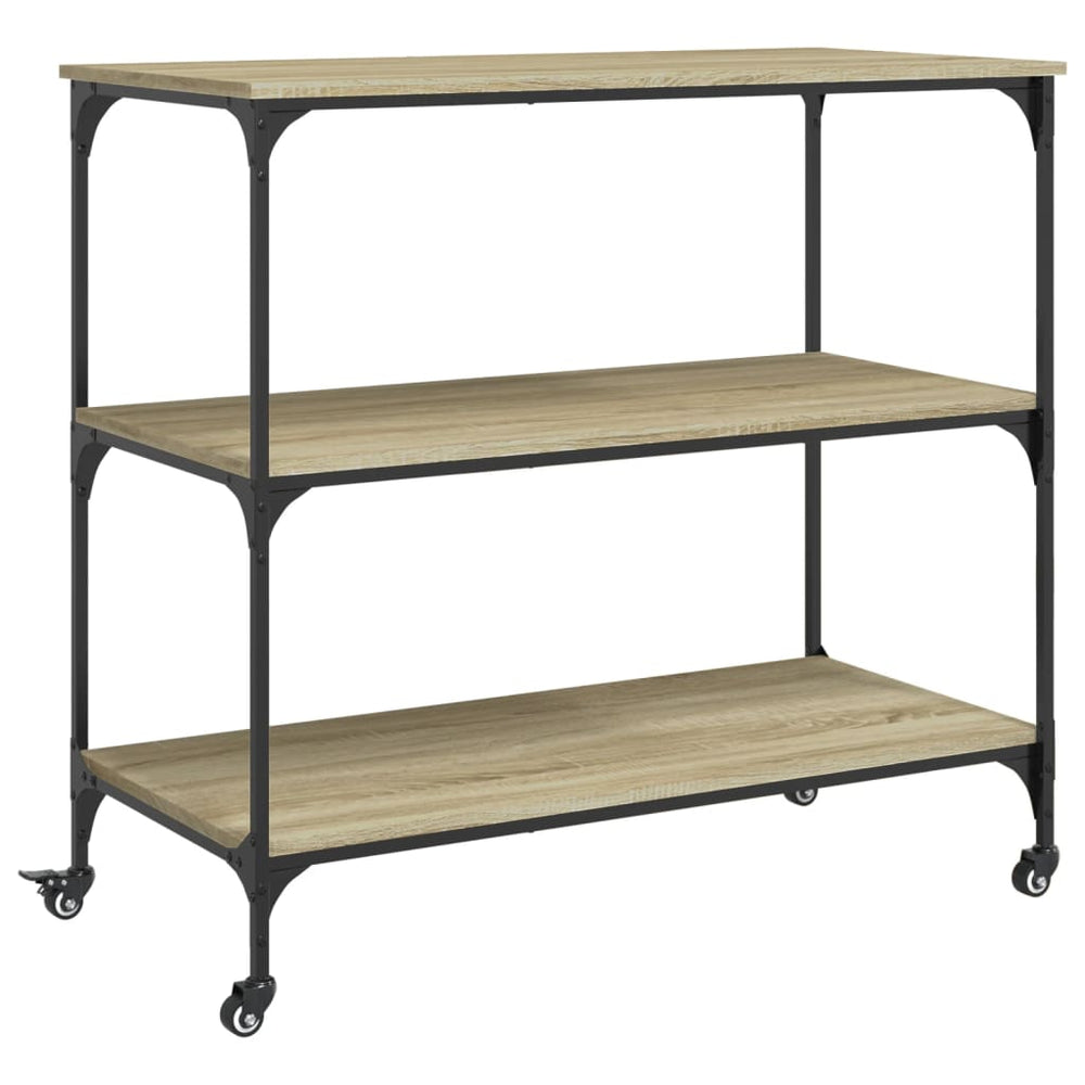 Küchenwagen Sonoma-Eiche 102x50x95 cm