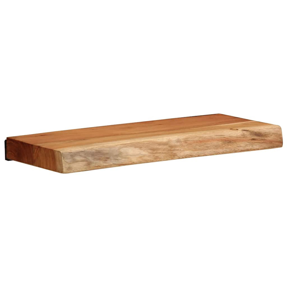 Akazienholz Wandregale 40x20cm, 2er Set