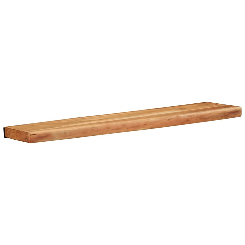 Wandregale 80x20 cm Akazie Massivholz 2er Set