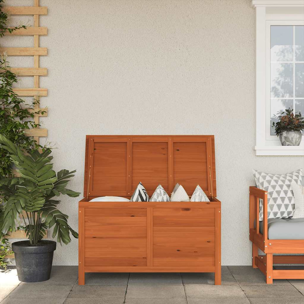 vidaXL Garden Storage Box 99x49.5x58.5 cm Solid Fir Wood