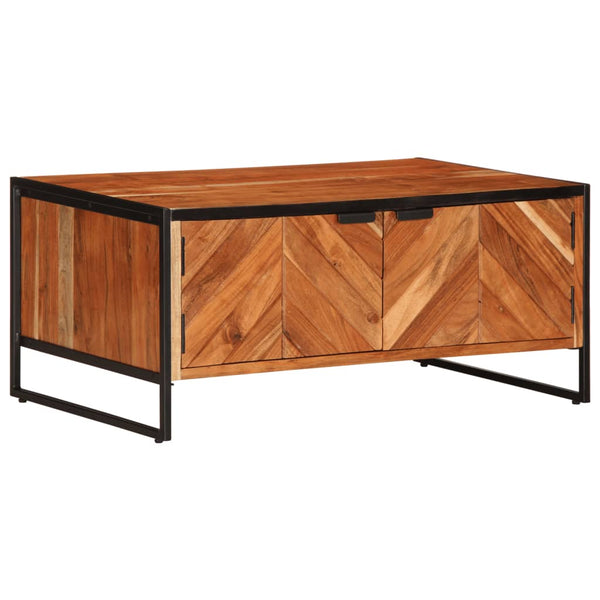 Couchtisch Akazie Massivholz 90x55 cm