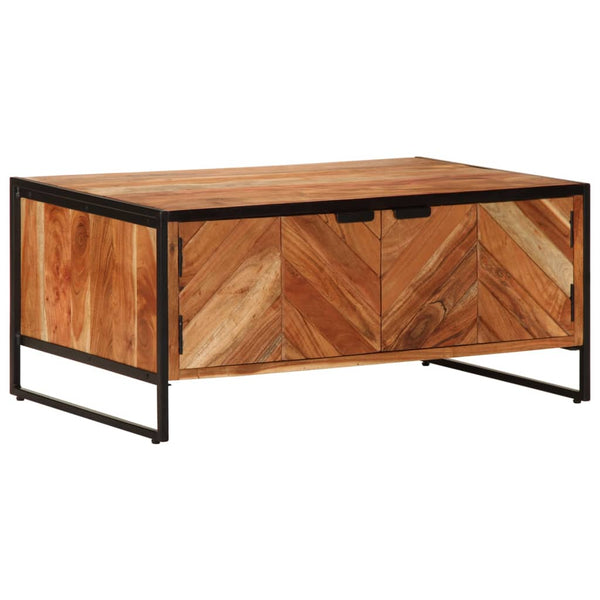 Couchtisch Akazie Massivholz 90x55 cm