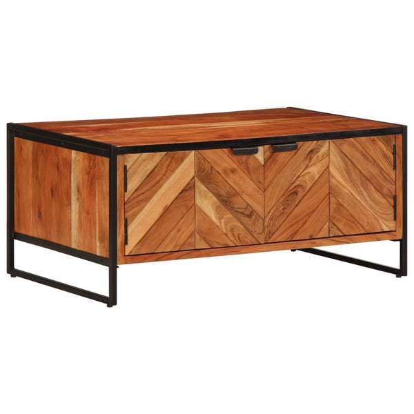 Couchtisch Akazie Massivholz 90x55 cm