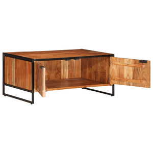 Couchtisch Akazie Massivholz 90x55 cm