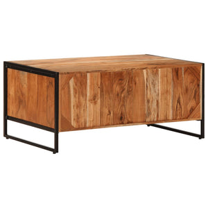 Couchtisch Akazie Massivholz 90x55 cm