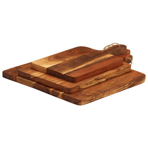 Akazienholz Schneidebretter Set, 3-teilig