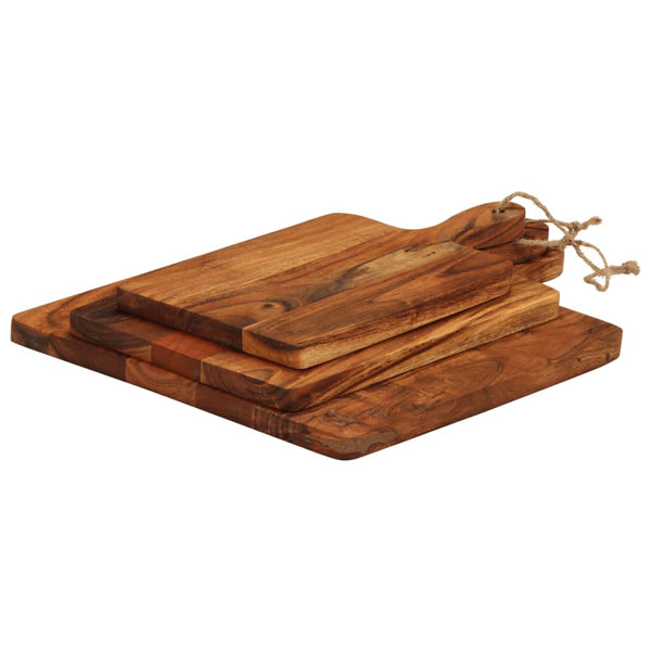 Akazienholz Schneidebretter Set, 3-teilig