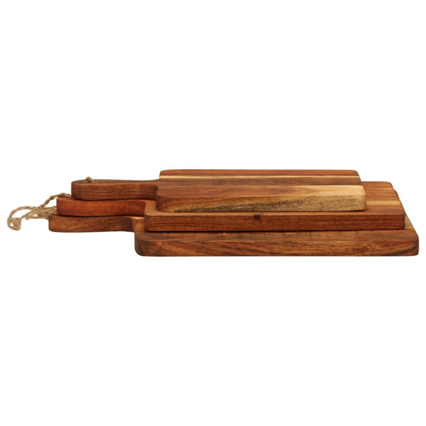 Akazienholz Schneidebretter Set, 3-teilig
