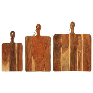 Akazienholz Schneidebretter Set, 3-teilig