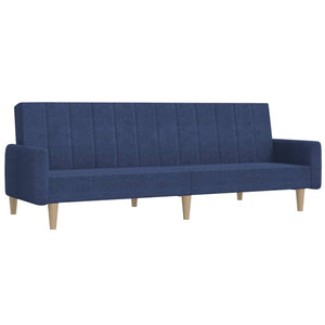 Blaues 2-Sitzer Schlafsofa Stoff