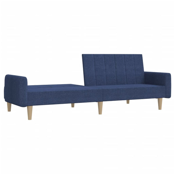Blaues 2-Sitzer Schlafsofa Stoff