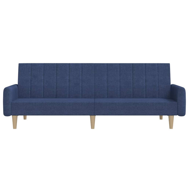Blaues 2-Sitzer Schlafsofa Stoff