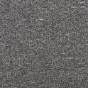 Schlafsofa 2-Sitzer Hellgrau Stoff