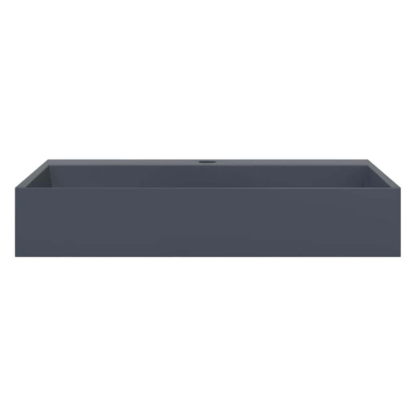 vidaXL Wash Basin 60x38x11 cm Mineral Cast/Marble Cast Anthracite