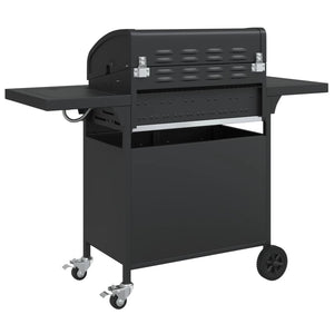 Gasgrill mit 5 Flammen, Schwarz