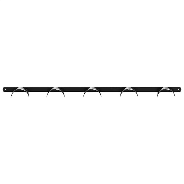vidaXL Bridle Rack for 5 Bridles Black Iron