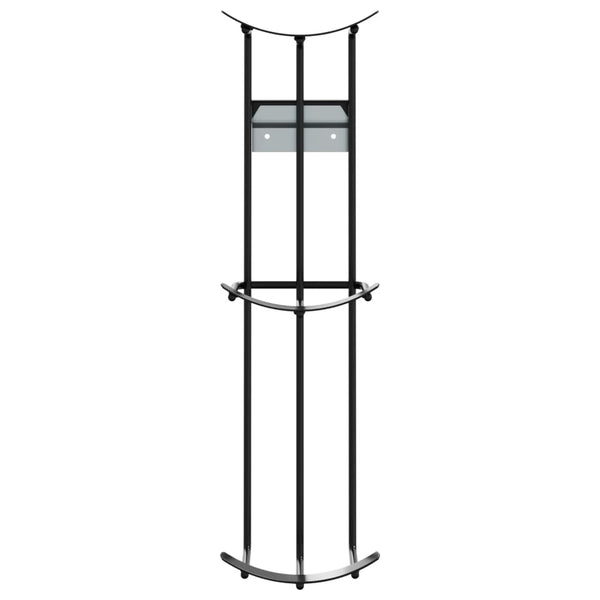 vidaXL Barrel Obstacle Holders 2 pcs Black Steel